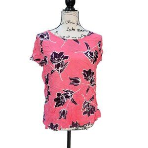 Old Navy Cap Sleeve Floral Top - Size Small